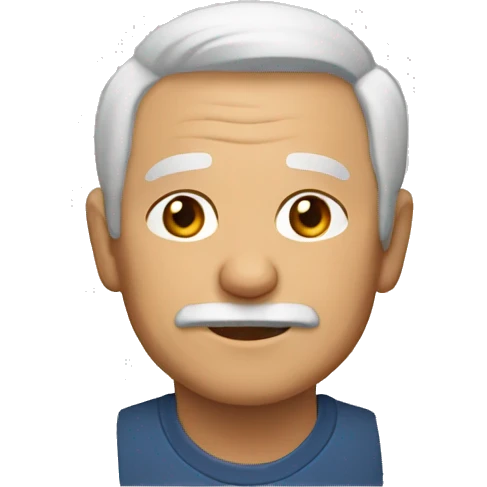 Señor de 63 años de edad emoji