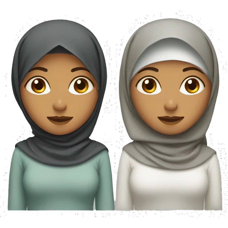 Muslim woman with hijab emoji