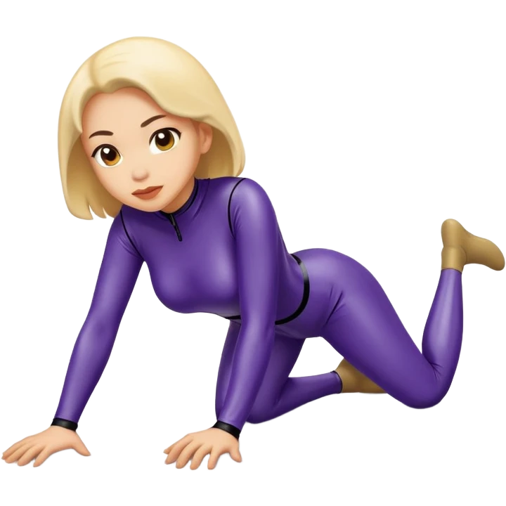 Женщина в латексе раком emoji