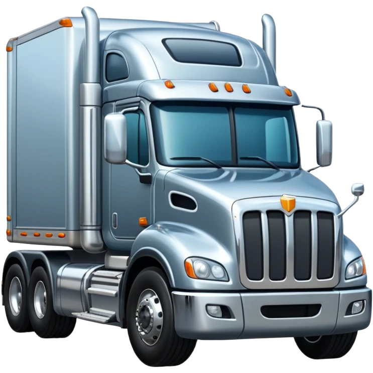 Semi truck emoji