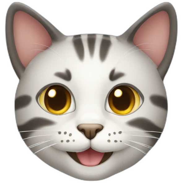 cat with smile emoji