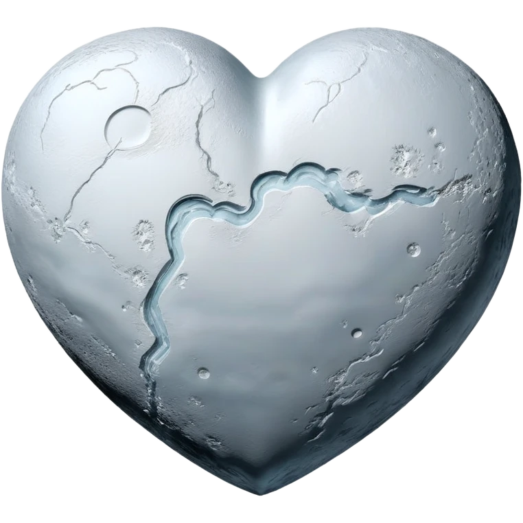 heart shape pluto space planet emoji