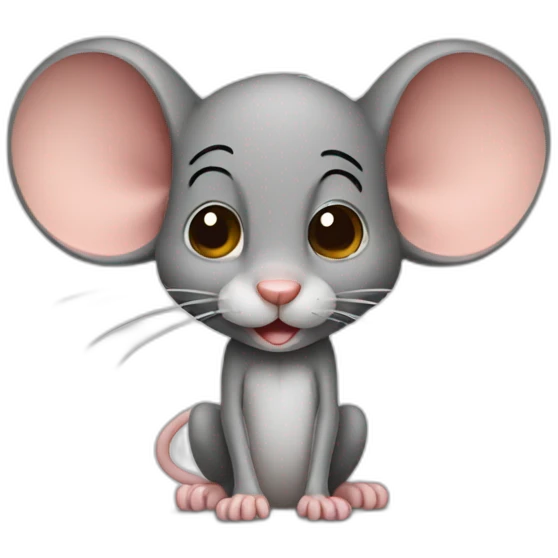 Skinny mouse emoji