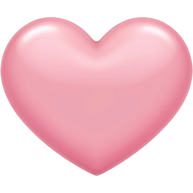 light pink heart emoji