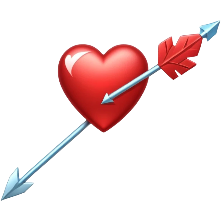 Heart-shaped arrow emoji