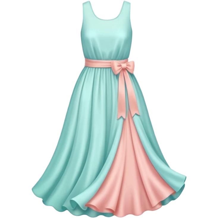 a pastel dress emoji