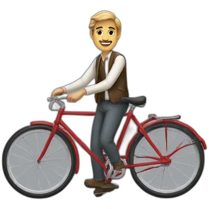 Gabriel holandés en bicicleta emoji