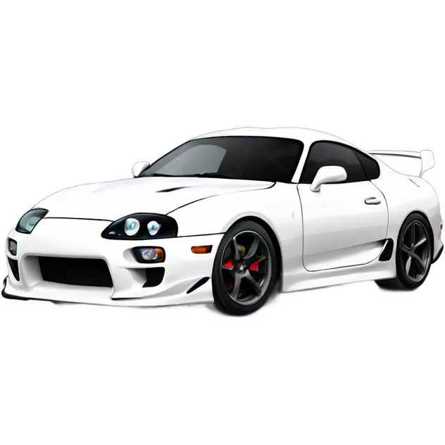 Toyota supra black emoji