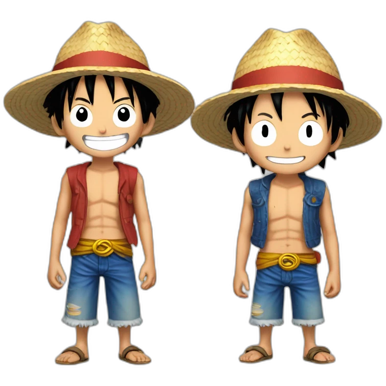 luffy avec ace emoji