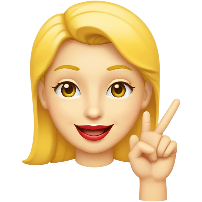 yellow face placing an index finger over pursed lips while winking and nodding emoji