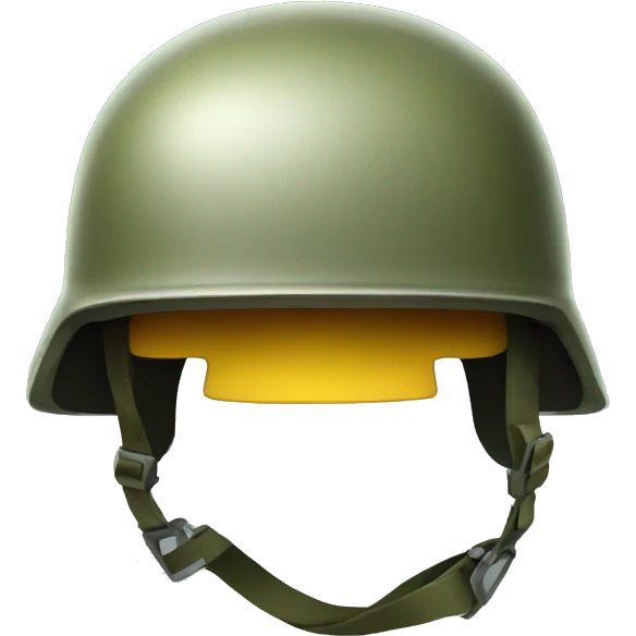 military helmet with bow emoji