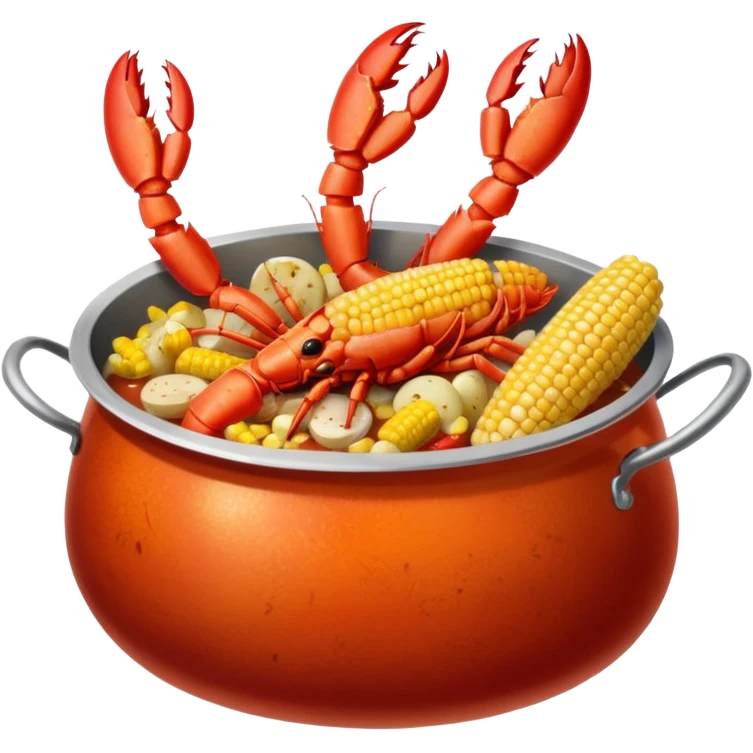 Cajun seafood boil emoji