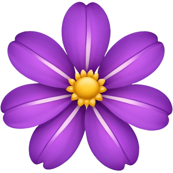 Цветок с фиолетовый emoji