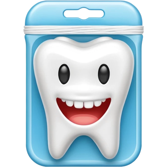 pack of dental floss thread  emoji