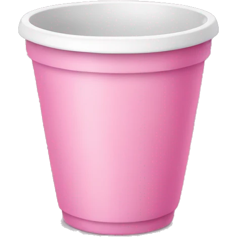 Pink cup emoji
