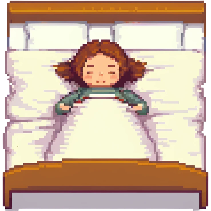 a person sleeping in bed emoji