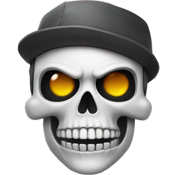 Skull with gun emoji