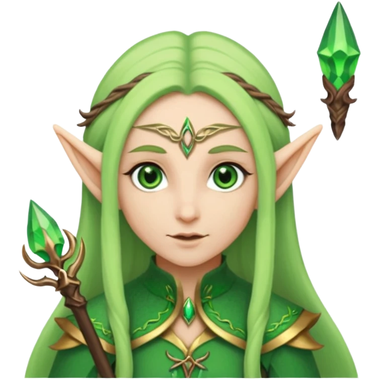 elves with staff emoji