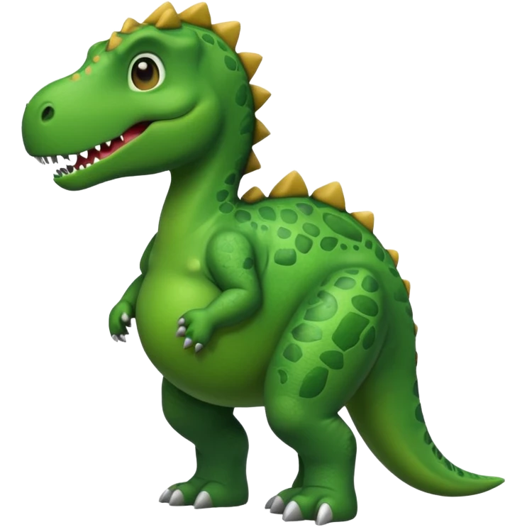 Pregnant dinosaur emoji