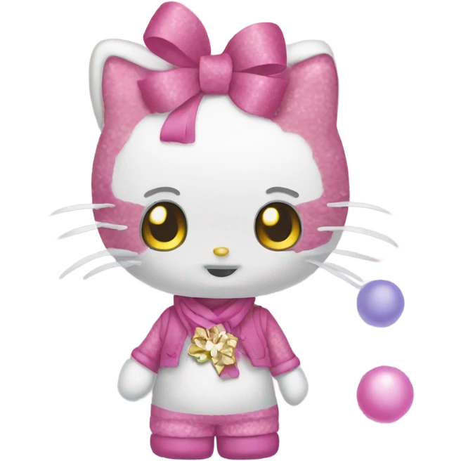 New year hello kitty  emoji
