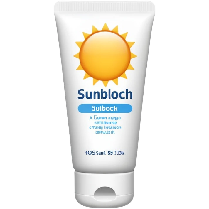 sunblock emoji