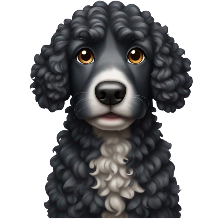 water dog curly air emoji