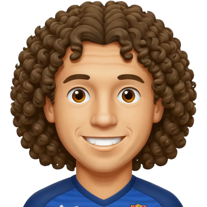 carles puyol football player curly hair emoji