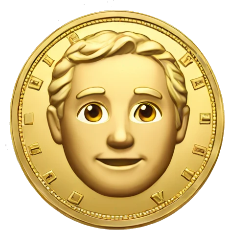 Louis gold coin emoji