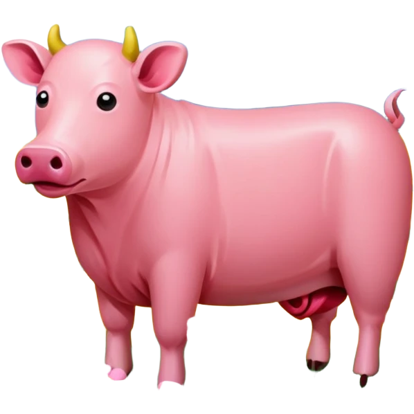 van gogh style pink SPAM  meat flowers landscape emoji