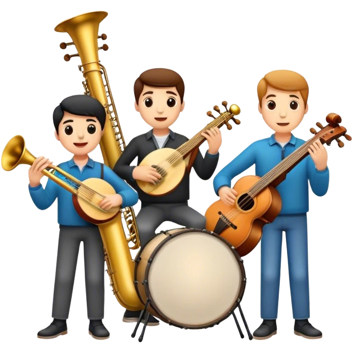 Band of music emoji