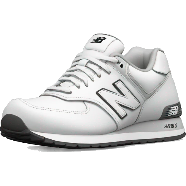 White new balance sneaker emoji