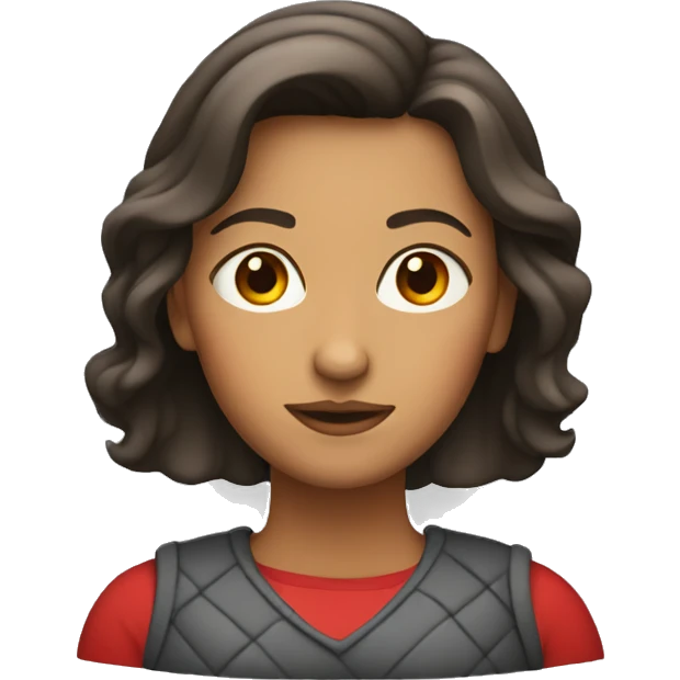 Mujer con pelo rojo  emoji