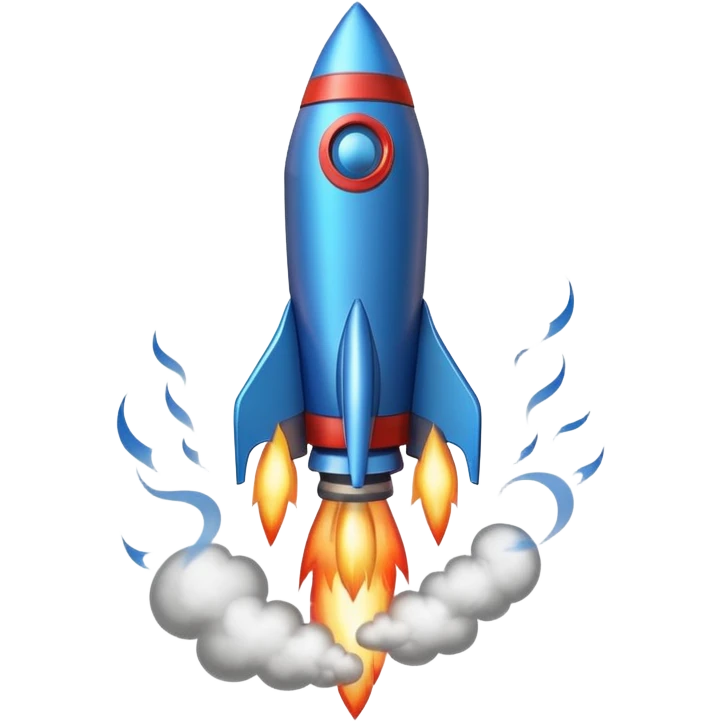 Fired rocket  emoji