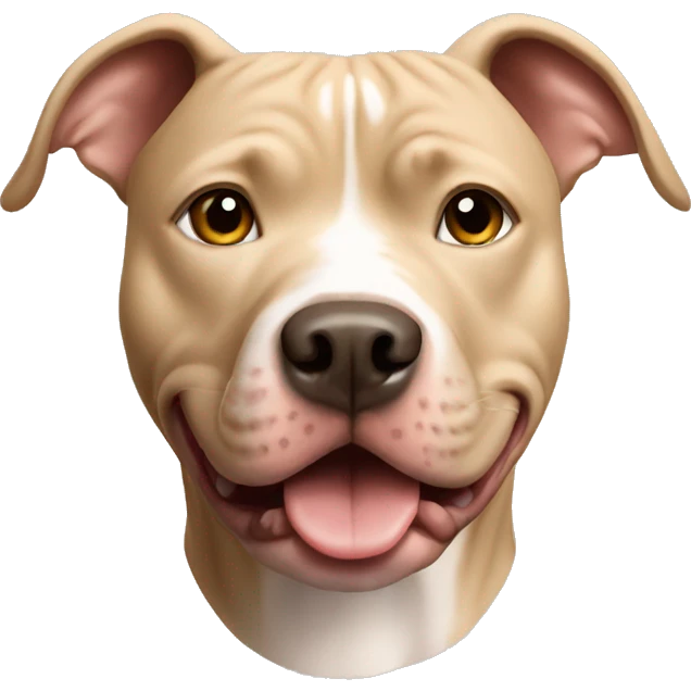 Beige pitbull emoji