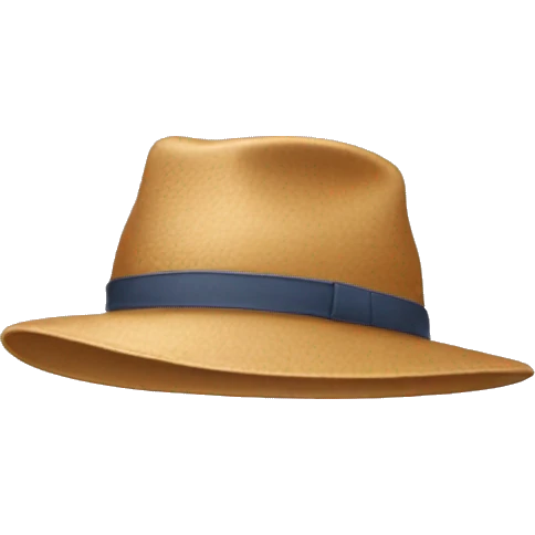 Preppy hat emoji