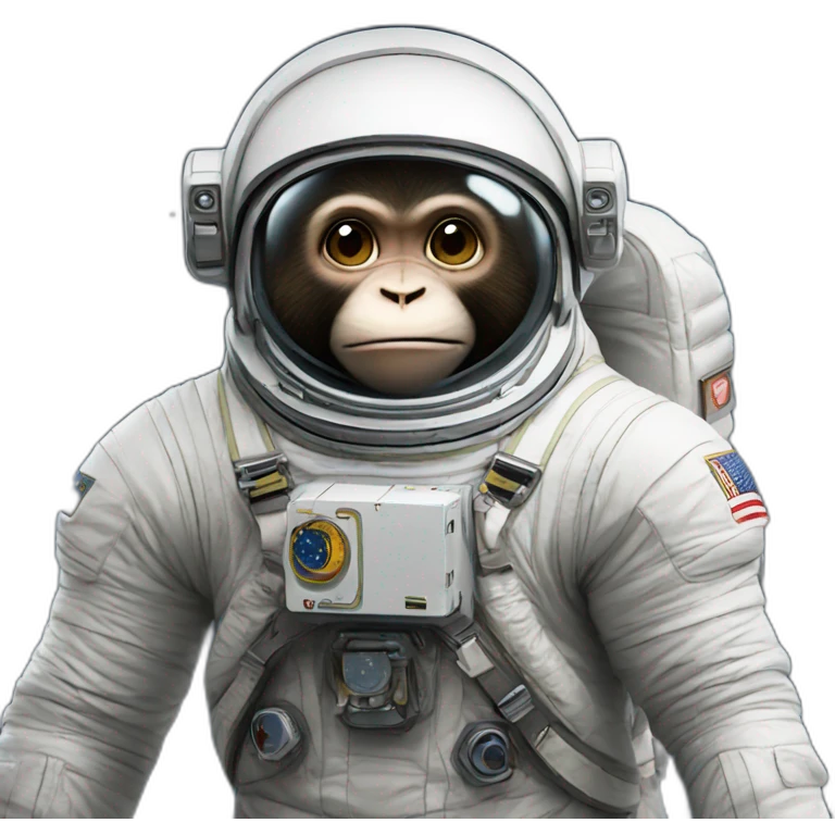 Space monkey emoji