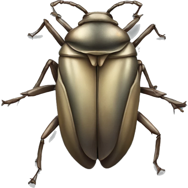 Small bug with metal long hear knocking on a door  emoji