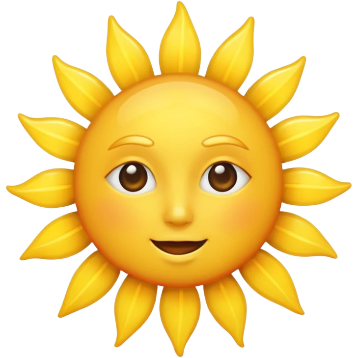 Güneş emoji