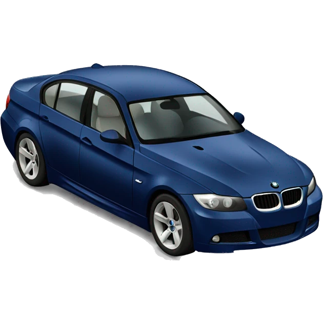 BMW e90 series dark blue emoji