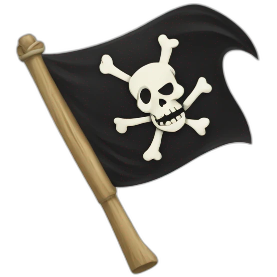 drapeau de pirate emoji