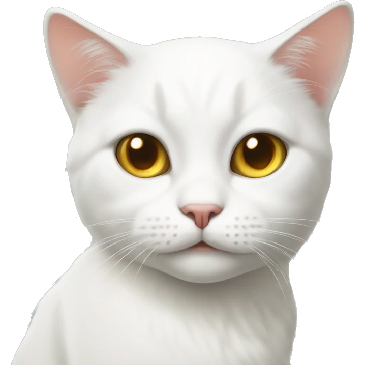 white cat emoji