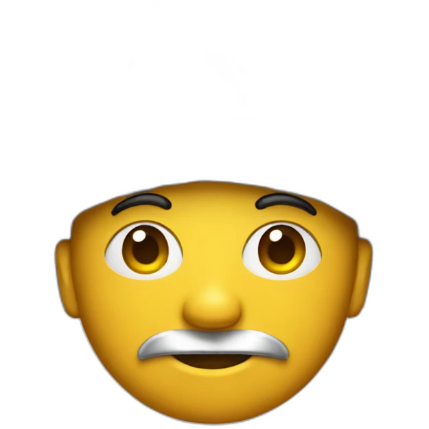 man wearing tinfoil hat emoji