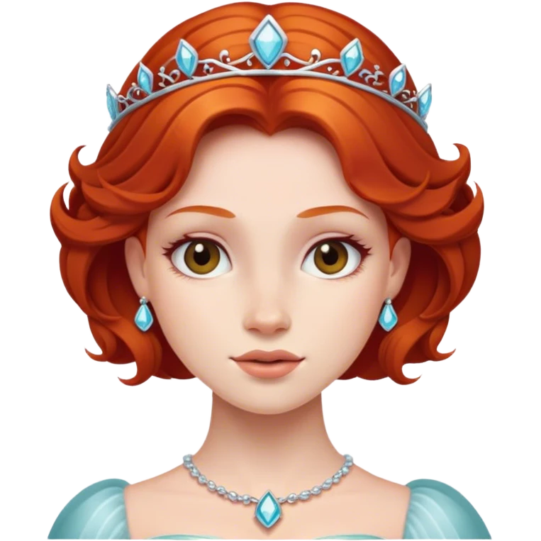 Redhead princess emoji
