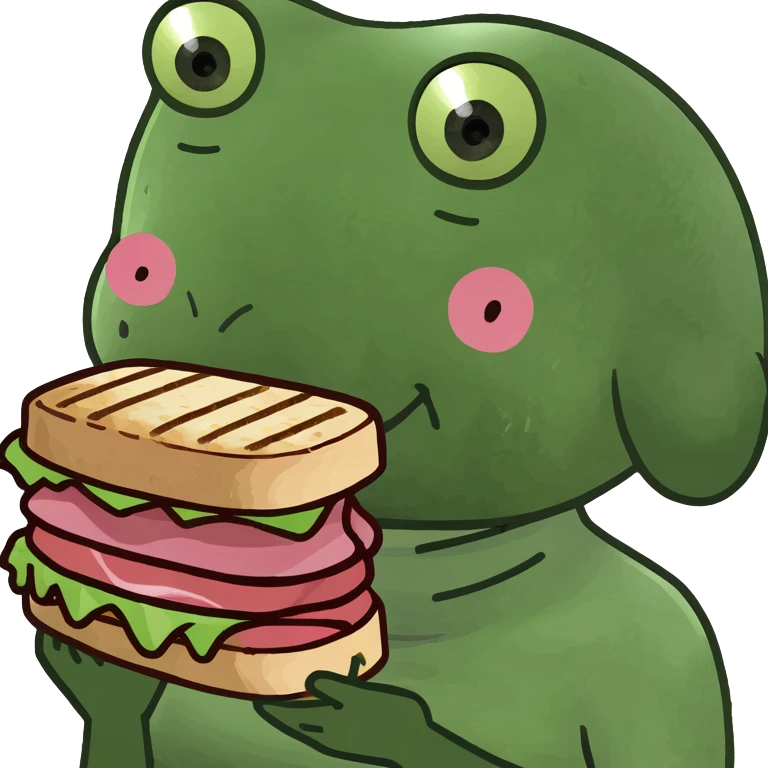 kawaii lady with spam meat   emoji