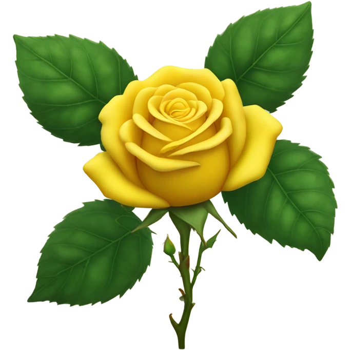 Yellow rose emoji