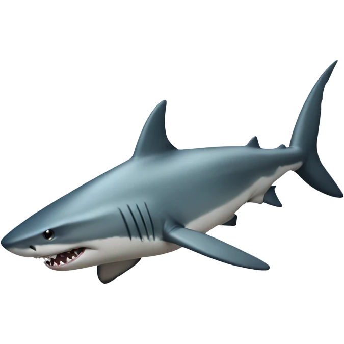 Shark walking emoji