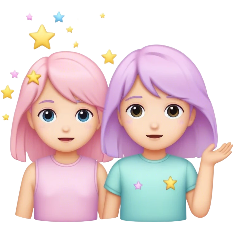 pastel kids star emoji