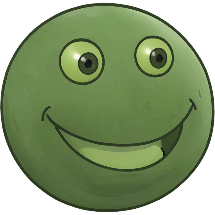 Fake sleep smiley face emoji