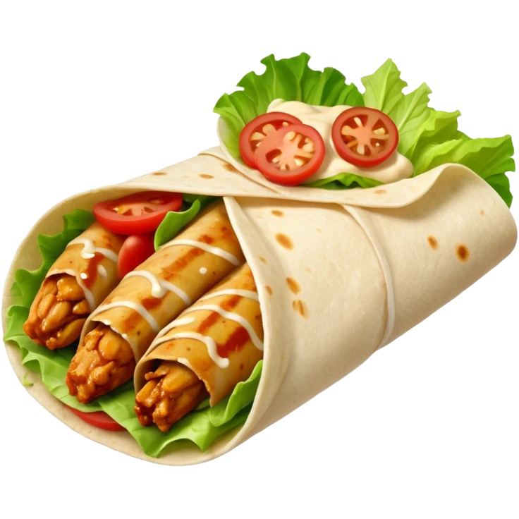 honey adobo chicken wrap from just salad emoji