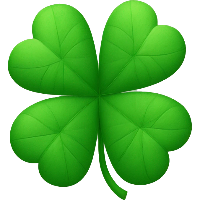 Five-leaf clover emoji